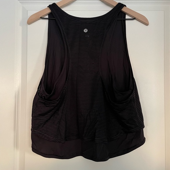 Lululemom Double Time double layer tank top size 8 - Picture 4 of 4